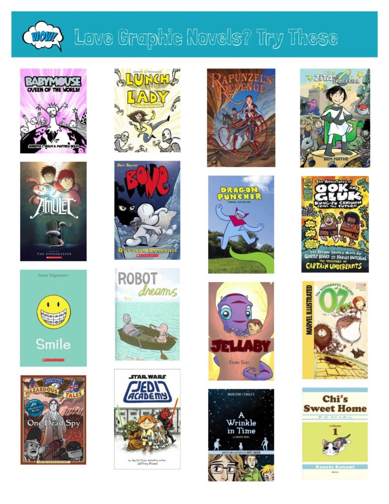 Book List: Great Graphic Novels for Kids – Granite Media