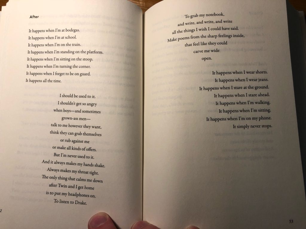 After - Poem Snapshot from The Poet X by Elizabeth Acevedo