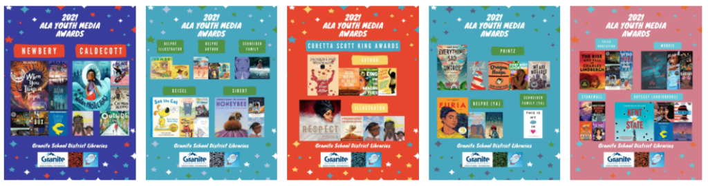 2021 ALA YMA Posters - Granite Libraries - Thumbnails